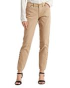 Lauren Ralph Lauren Button Hem Ankle Pants