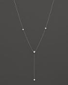 Diamonds By The Yard Lariat Necklace In 14k White Gold, .50 Ct. T.w.