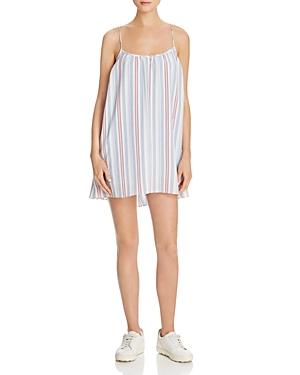 Olivaceous Striped Cami Dress