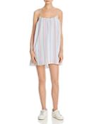 Olivaceous Striped Cami Dress
