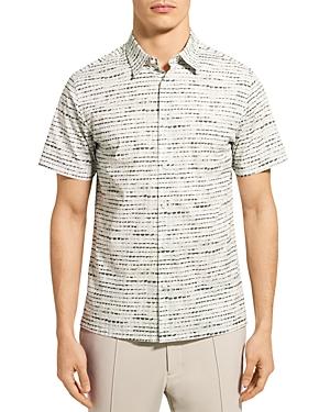Theory Noll Diffusion Print Button Up Shirt