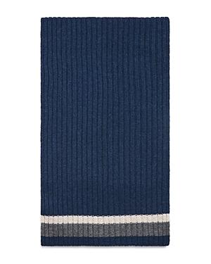 The Men's Store At Bloomingdale's Striped Ribbed Scarf - 100% Exclusive