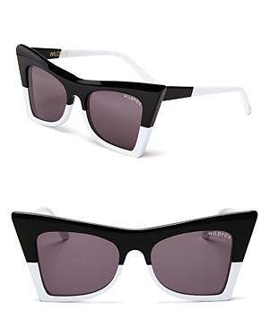 Wildfox Ivy Sharp Cat Eye Sunglasses, 55mm