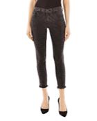 J Brand 835 Mid Rise Crop Skinny Jeans In Fame