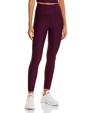 Aqua Athletic Super High Rise Python Print 7/8 Leggings - 100% Exclusive