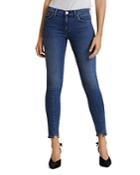 Hudson Nico Mid Rise Super Skinny Jeans In Nowhere