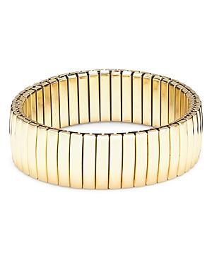 Aqua Large Bar Stretch Bracelet In Gold Tone - 100% Exclusive