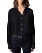 Zadig & Voltaire Tamara Button Down Shirt