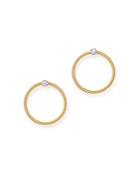 Marco Bicego 18k Yellow & White Gold Bi49 Diamond Circle Drop Earrings - 100% Exclusive