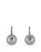 David Yurman Color Classics Drop Earrings With Prasiolite And Diamonds