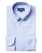Eton Cotton Oxford Convertible Cuff Contemporary Fit Dress Shirt