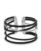 Alor Black & Grey Cable Cuff