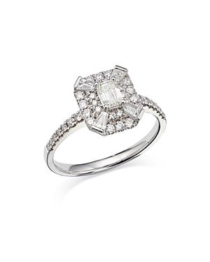 Bloomingdale's Diamond Mosaic Ring In 14k White Gold, 0.95 Ct. T.w. - 100% Exclusive
