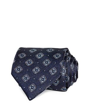 Canali Medallion & Dots Silk Classic Tie