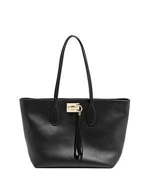 Salvatore Ferragamo Studio Leather Tote