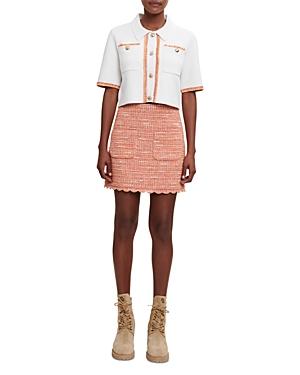 Maje Jimoda Tweed Skirt
