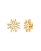 Colette Jewelry 18k Yellow Gold Galaxia Diamond & Enamel Star Stud Earrings