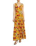 Alc Rae Printed Maxi Dress (66% Off) - Comparable Value $695