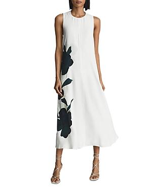 Reiss Aletta Large Floral Midi Dress
