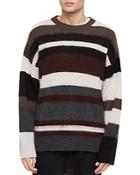 Allsaints Striley Striped Crewneck Sweater