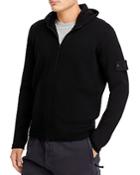 Stone Island Ghost Wool Hooded Full Zip Cardigan