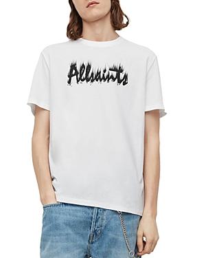 Allsaints Relaxed Fit Smudge Logo Tee