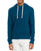 Monrow Cotton Blend Brushed Thermal Hoodie