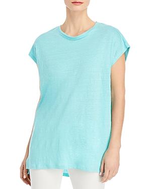 Eileen Fisher Crew Linen Boxy Tunic