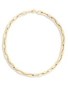 Roberto Coin 18k Yellow Gold Classic Oro Paperclip Link Collar Necklace, 17