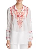 Johnny Was Ross Embroidered Tunic