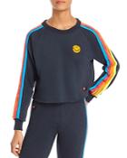 Aviator Nation Smiley Embroidered Sweatshirt - 100% Exclusive