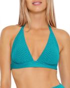 Trina Turk Empire Printed Halter Bikini Top