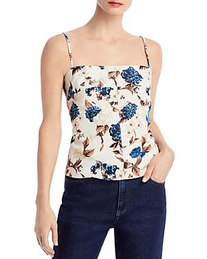 Tory Burch Strappy Back Printed Tank Top