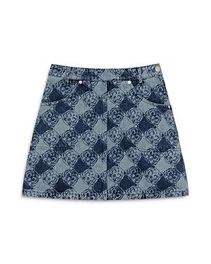 Kenzo Printed Denim Mini Skirt