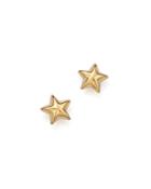 14k Yellow Gold Puffed Star Stud Earrings - 100% Exclusive