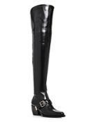 Chloe Women's Rylee Pointed Toe Tall Leather Boots