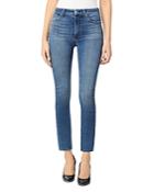 Joe's Jeans Lara Mid Rise Straight Leg Jeans In Andover