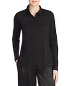 Eileen Fisher Organic Cotton Classic Collar Shirt