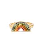 Kurt Geiger London Pave Rainbow Ring