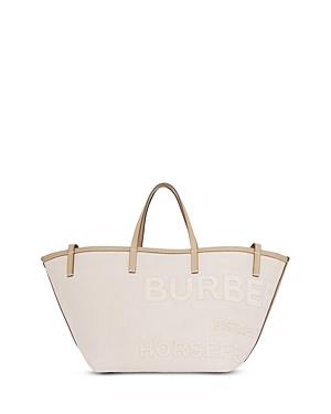 Burberry Horseferry Mini Canvas Beach Tote