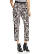 Marella Rosone Cropped Leopard Tuxedo Pants - 100% Exclusive