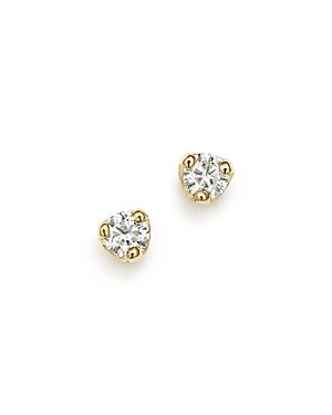Zoe Chicco 14k Yellow Gold Stud Earrings With Diamonds