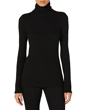 Enza Costa Ribbed Turtleneck