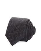 Hugo Glitch Print Silk Skinny Tie