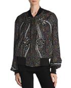 The Kooples Gipsy Embellished Bomber Jacket