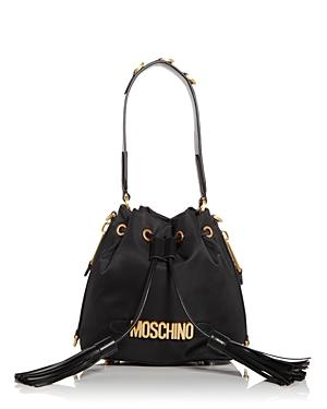 Moschino Nylon Drawstring Shoulder Bag