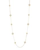 Roberto Coin 18k Yellow Gold Venetian Princess Diamond & Mother-of-pearl Flower Station Necklace, 26
