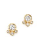 Bloomingdale's Bezel Set Diamond Stud Earrings In 14k Yellow Gold, 0.75 Ct. T.w. - 100% Exclusive