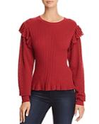 La Vie Rebecca Taylor Mixed-stitch Sweater