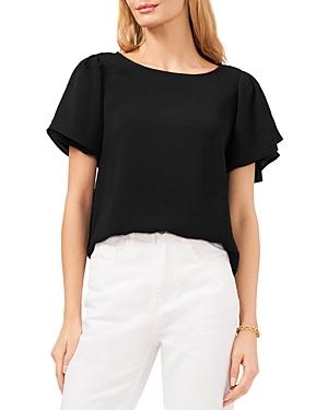 Vince Camuto Tulip Sleeve Crinkled Blouse